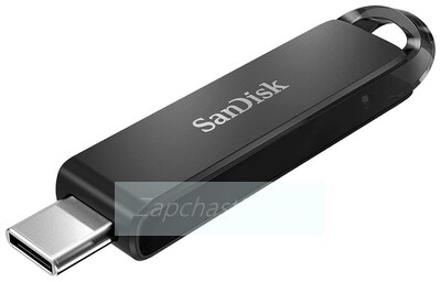 Накопитель USB 3.1 + TypeC 128GB SanDisk Ultra CZ460 (SDCZ460-128G-B35) Black