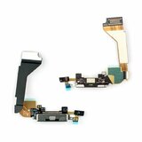 Шлейф для iPhone 4 с разъёмом зарядки и микрофоном, черный