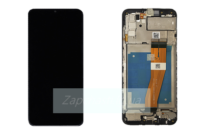 Дисплей для Samsung A037F Galaxy A03s в рамке + тачскрин (черный) (ORIG LCD) GH8121232A (164мм)