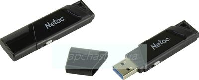 Накопитель USB 3.0 256Gb Netac U336 (NT03U336S-256G-30BK) с защитой от записи