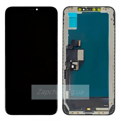 Дисплей для iPhone XS Max + тачскрин черный с рамкой (In-Cell)