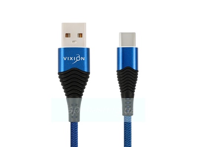 Кабель USB VIXION (K26c) Type-C (1м) (синий)