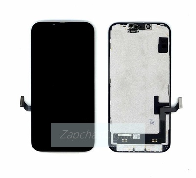Дисплей для iPhone 14 + тачскрин черный с рамкой (ORIG LCD)