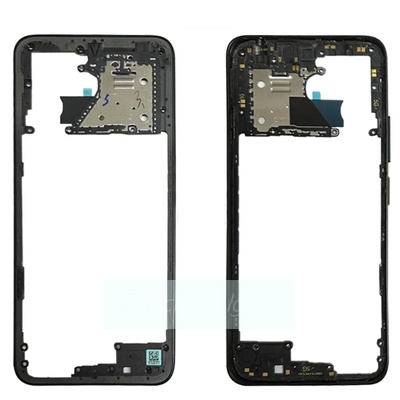 Рамка дисплея для Xiaomi Redmi 12 (23053RN02Y) (черная)