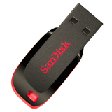 Накопитель USB Flash 16GB 2.0 SanDisk Cruzer Blade (черный)