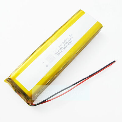 АКБ для China-Tablet PC 7", 11 мм, 4,8 мм, 120 мач, 25 мм, 3,7 в, Li-ion