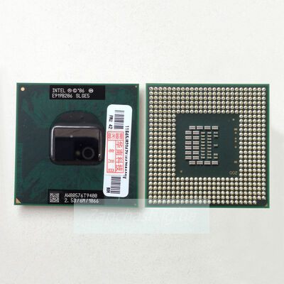 Микросхема (процессор) SLGE5 INTEL Core 2 Duo T9400 семейство Penryn, FSB 1066 MHz, кэш L2 6MB, частота 2530MHz, TDP 35W