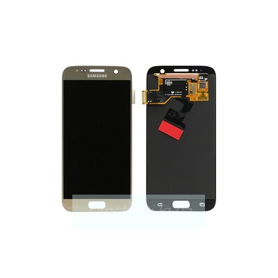 Дисплей для Samsung G930F Galaxy S7 + тачскрин (золото) ОРИГ100%