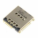Коннектор SIM-карты и карты памяти для Samsung S5230