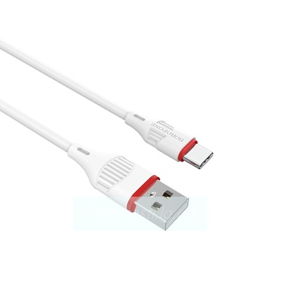 Кабель USB BOROFONE (BX17) Enjoy Type-C (1м) (белый)