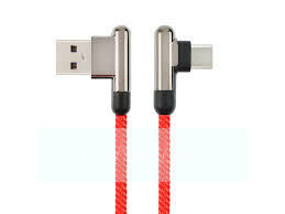 Кабель USB VIXION (K14c) Type-C (1м) (красный/графит)