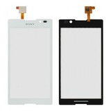 Тачскрин для Sony C2305 S39h Xperia C, белый, оригинал (Китай)