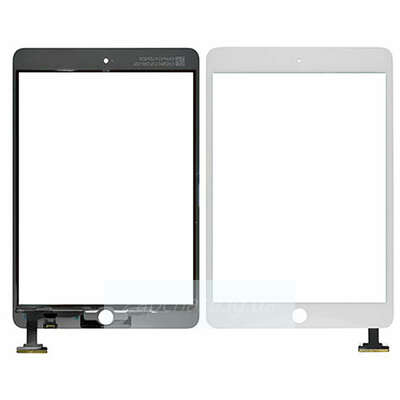 Тачскрин для iPad Mini / iPad Mini 2 Retina (с разъемом) + кнопка HOME (белый) (HC)