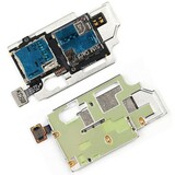 Шлейф для Samsung I9300 (с компонентами) + разъем сим/карты памяти