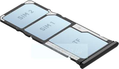 Контейнер SIM для Xiaomi Redmi 7A Черный