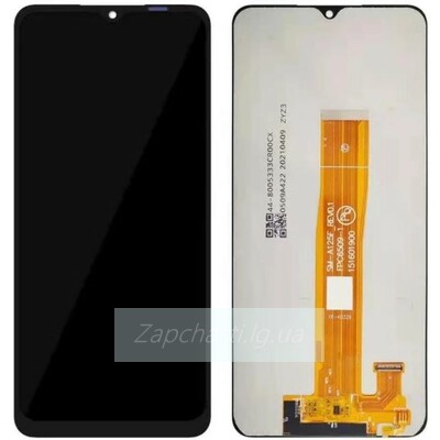 Дисплей для Samsung M127F Galaxy M12/A022F Galaxy A02 + тачскрин (черный) HQ