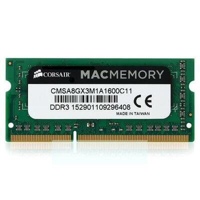 Модуль памяти CORSAIR CMSA8GX3M1A1600C11 DDR3L -  8Гб