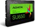 Накопитель SSD 256Gb ADATA SU650 (ASU650SS-256GT-R) 2.5 520/450MBs, 3D NAND, 140TBW