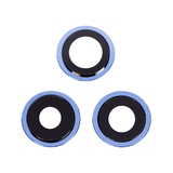 Стекло камеры для iPhone 13 Pro/13 Pro Max (комплект 3 шт.) Синий