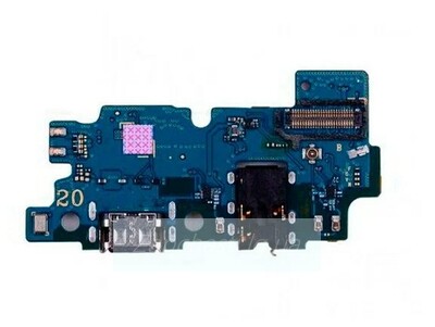 Шлейф для Samsung A205F Galaxy A20 + разъем зарядки + разъем гарнитуры + микрофон ORIG