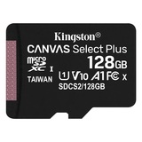 Карта памяти MicroSDHC 128GB Kingston Canvas Select Plus A1 100MB/s Class 10