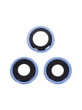 Стекло камеры для iPhone 12 Pro (комплект 3 шт.) Синий