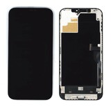 Дисплей для iPhone 12 Pro Max + тачскрин черный с рамкой (Soft OLED)