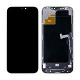Дисплей для iPhone 12 Pro Max + тачскрин черный с рамкой (Hard OLED)