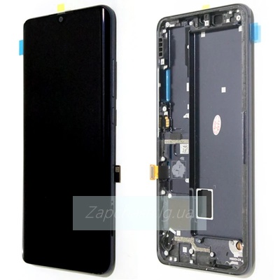 Дисплей для Xiaomi Mi Note 10/Mi Note 10 Pro/Mi Note 10 Lite в рамке + тачскрин (черный) ORIG