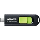 Накопитель USB 3.2 + TypeC 256Gb AData (UC300 ACHO-UC300-256G-RBK/GN) черный/зеленый