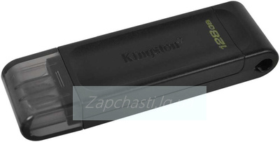 Накопитель USB-C Flash 128GB 3.2 Kingston DataTraveler 70 (черный)