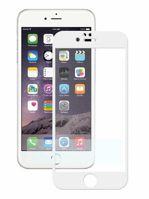 Защитное стекло Стандарт для iPhone 7/8/SE (2020)/SE (2022) Белый (Полное покрытие)