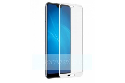 Защитное стекло Полное покрытие для Huawei Honor P20 Белое