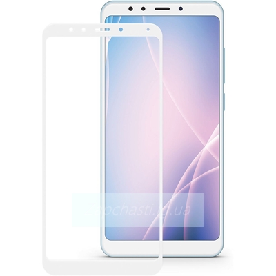 Защитное стекло Полное покрытие для Xiaomi Redmi 5 Белое