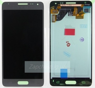 Дисплей для Samsung G850 GALAXY Alpha + тачскрин (серебро) ОРИГ 100%