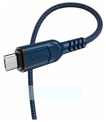 Кабель USB HOCO (X59 Victory) microUSB (1м) (синий)