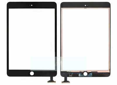 Тачскрин для iPad Mini / iPad Mini 2 Retina (с разъемом) + кнопка HOME (черный) (HC)