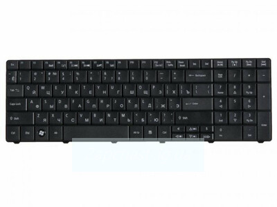 Клавиатура для ноутбука ACER (AS: E1-521, E1-531, E1-571; TM: 5335, 5542, 5735, 5740, 5742, 5744, 7740, 8571, 8572) rus, black ORIGINAL