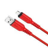 Кабель USB HOCO (X59 Victory) для iPhone Lightning 8 pin (1м) (красный)