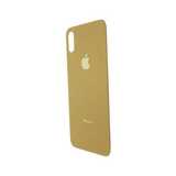 Задняя крышка для iPhone XS (золото) со стеклом камеры ориг