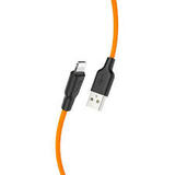 Кабель USB VIXION (K12) для iPhone Lightning 8 pin (1м) силиконовый (желтый)