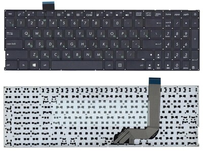 Клавиатура для ноутбука ASUS X542 A542 K542 черная без рамки