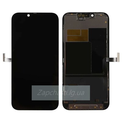 Дисплей для iPhone 13 + тачскрин черный с рамкой (DEMO)