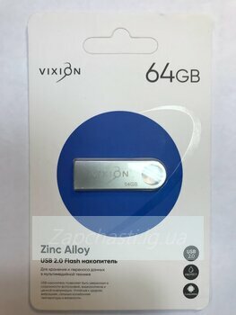 Накопитель USB Flash 64GB 3.0 VIXION Diamond (серебро)