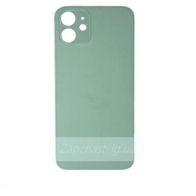 Задняя крышка для iPhone 12 Зеленый (широкий вырез под камеру)