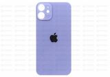 Задняя крышка для iPhone 12 Фиолетовый (широкий вырез под камеру)