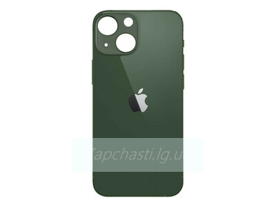 Задняя крышка для iPhone 13 mini Зеленый (широкий вырез под камеру)