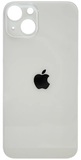 Задняя крышка для iPhone 13 Белый (широкий вырез под камеру)