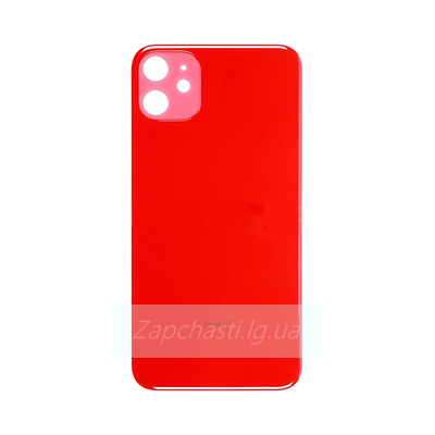 Задняя крышка для iPhone 13 Красный (широкий вырез под камеру)