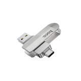 Накопитель USB Flash (USB 3.0 + Type-C) 128GB Hoco UD10 Wise (cеребро)